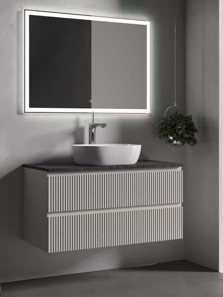 Столешница для ванной комнаты SANCOS  1000х460 ,  TT100A1X